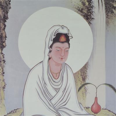 揭開圓覺大帝的審美藝術故事系列(1)～佛堂南海古佛中堂畫像