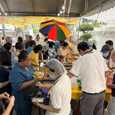 九皇素食結善緣  天威義賣聚愿心